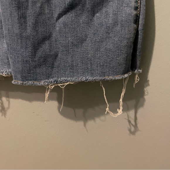 Hollister Patchwork Flare Jeans - Blue good condition 7/10 - Picture 8 of 9